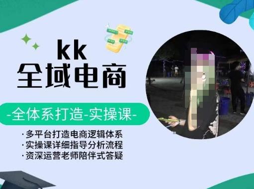 KK全域电商，全体系打造实操课，多平台打造电商逻辑体系-天使资源网