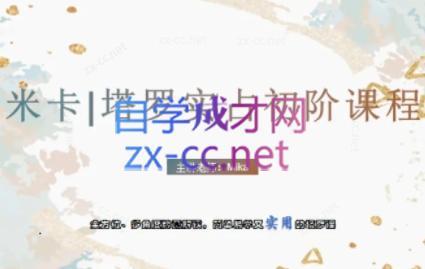 米卡·实占塔罗初阶课-天使资源网
