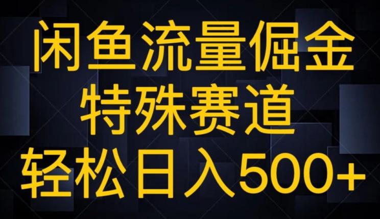 闲鱼流量倔金，特殊赛道，轻松日入500+-天使资源网