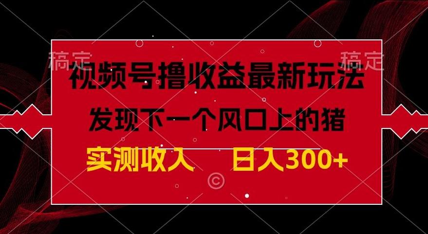 视频号分成计划最新玩法，单条作品几分钟制作完成,日入300+，过年前最后的冲刺-天使资源网